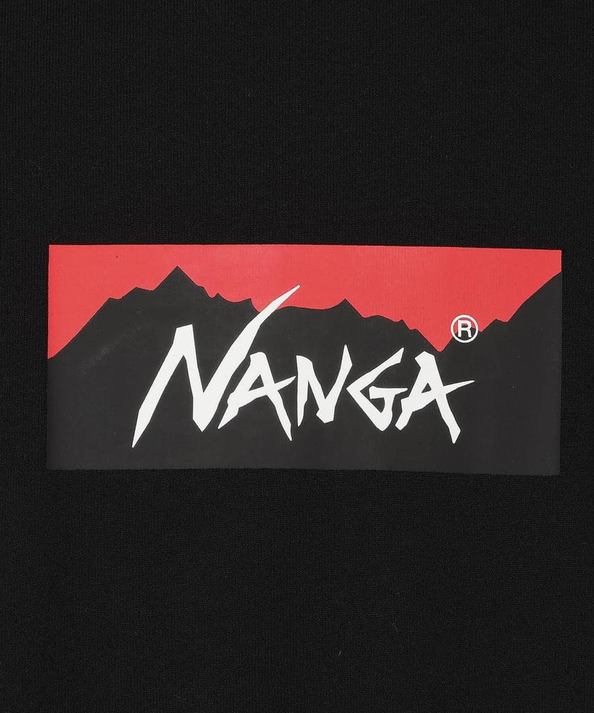 NANGA Short Sleeve Eco H BOX Logo Loose F Short Sleeve T FREE Men's N2500-1M025Z S.PNK