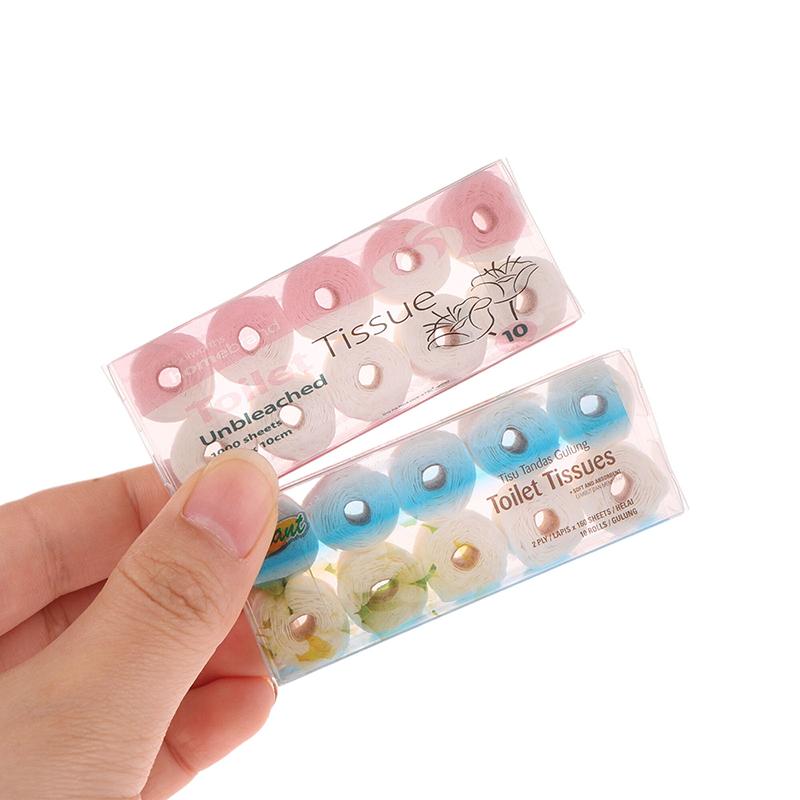 Dollhouse Miniature Paper Towel Roll Model Roll Of Tissue Dolls House Toy Kids Play Toys