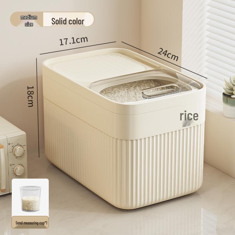“2024 Insect-Proof, Moisture-Proof Rice Storage Bin with Gallon Capacity”