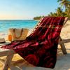 Rose Personalized Name Beach Towel Soft Durable Quick-Dry Suitable for Sports Travel Swimming Yoga Bathroom Beach And Pool