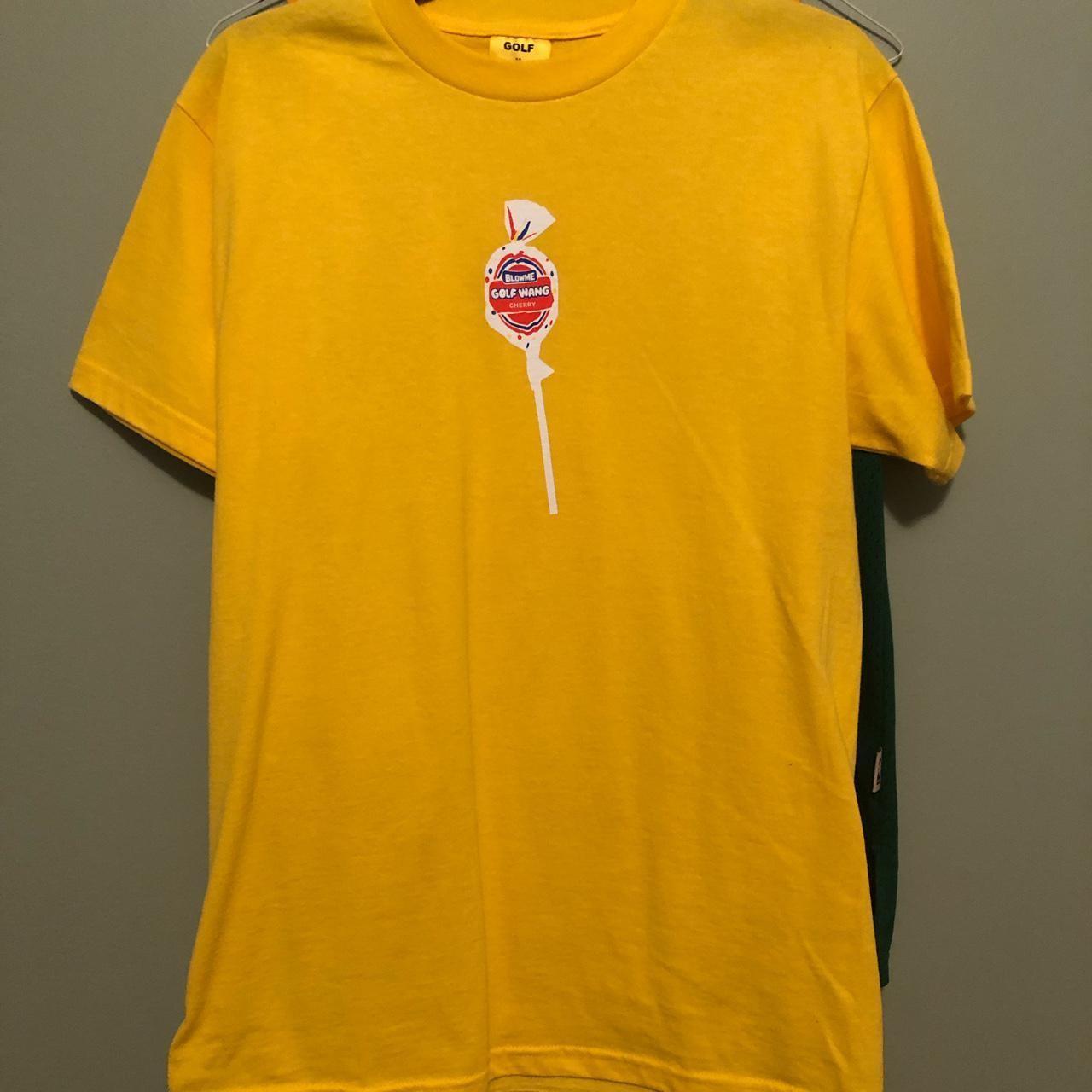 Golf Wang Cherry Lollipop unisex yellow T-Shirt QT7675 Unisex T-Shirt XXL