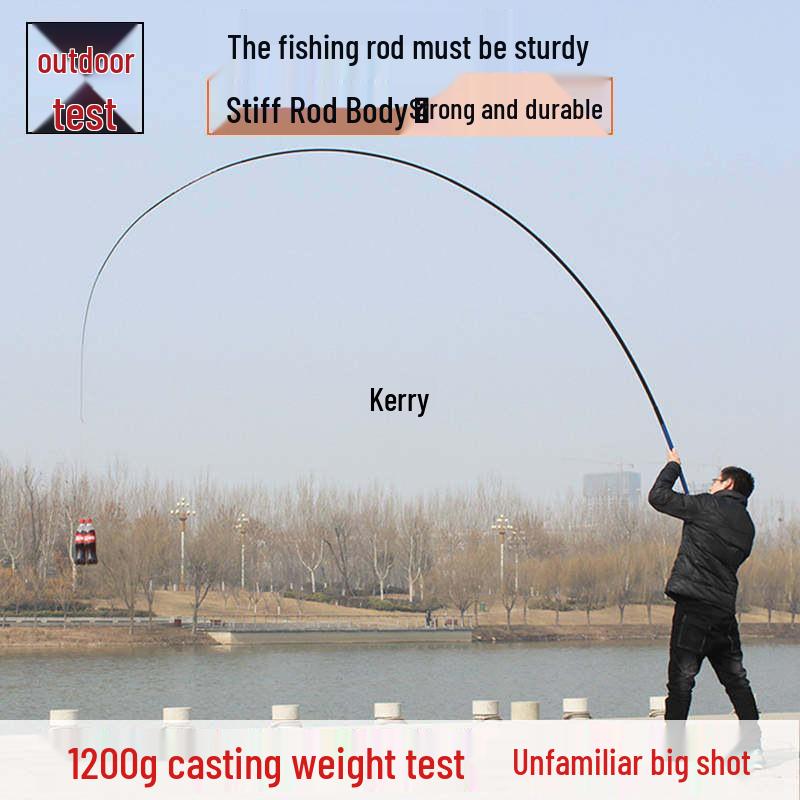 Beginner's Super Hard Short Section Fishing Rod Set for Big Fish