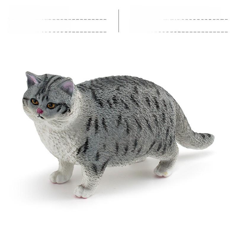 Siamese Cat Animal Model Pvc Decor For Kids Educational Playroom Collectible Toy