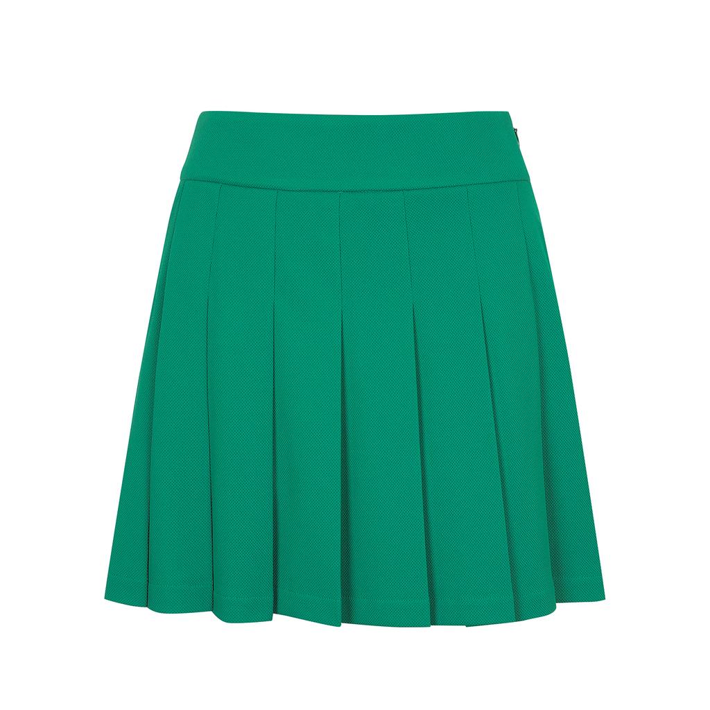MARTINE GOLF Back Logo Pleats Culotte_Green