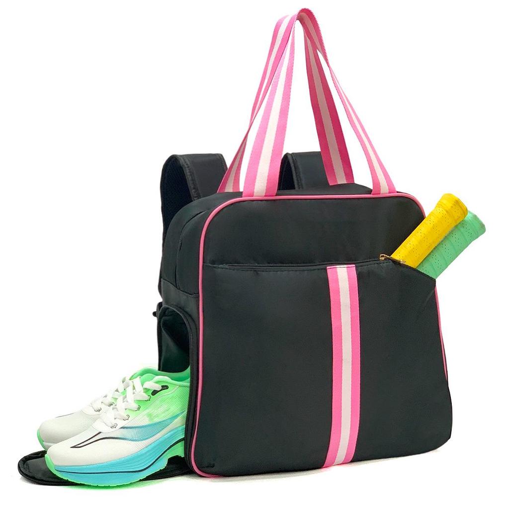 2025 Portable Sports Bag for Badminton, Tennis & Pickleball - Fits 2 Rackets, Handheld, Large-Capacity, Down Cotton