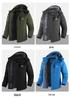 Plus Size Men's Winter Down Jacket - Fleece Lined, Windproof, Warm, Suitable for Fishing, Mountaineering, Cycling, and Other Outdoor Activities.