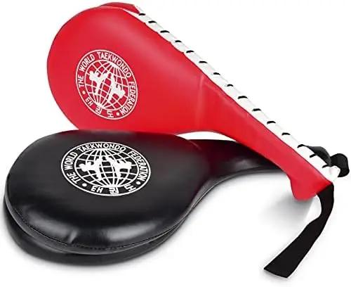 

Taekwondo Kick Target, Karate, Martial Arts, Training Equipment, Children, Youth, Adult, Boxing Target, 2Pcs червоний колір чорний