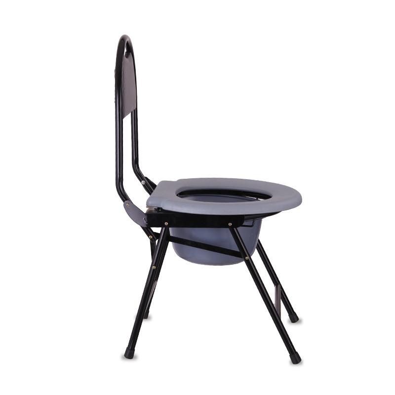 150KG Load Bearing Foldable Toilet Seat  Household Elderly Toilet Chair Pregnant Woman Portable Mobile Toilet Stool Chair