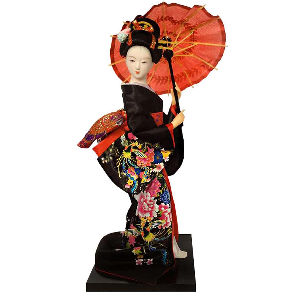 Japanese Japanese Kimono Japanese Japanese Geisha Doll Dancing Japanese Oriental Desktop Sushi Restaurant Japanese Gift for 25cm Doll, Doll, Doll,