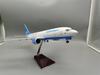 47cm 1:85 Scale Model Russian Victory Airlines Boeing 737 Airplane Airways Diecast Resin Aircraft Office Decor Display Gift