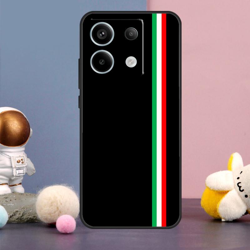 Italy Flag Case For Xiaomi Redmi Note 13 9 10 11 12 14 15 Pro Plus Redmi 15 15C 14C 10C 12C 13C Cover