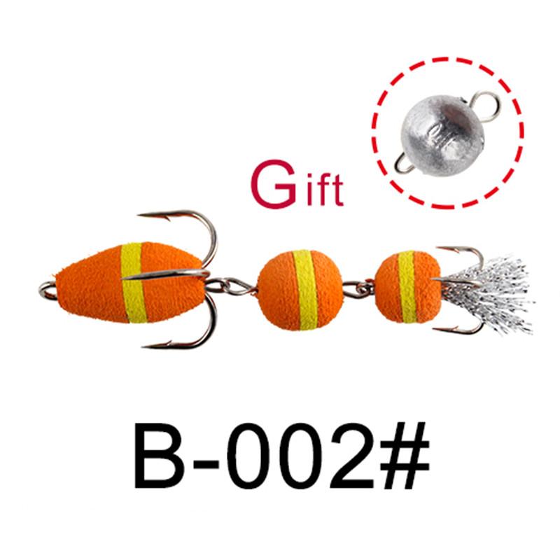FishKing 1PC Soft Bass Lure Insect Lure With Sharp Hooks Weight 3.4G 4.7G Big/Small Size