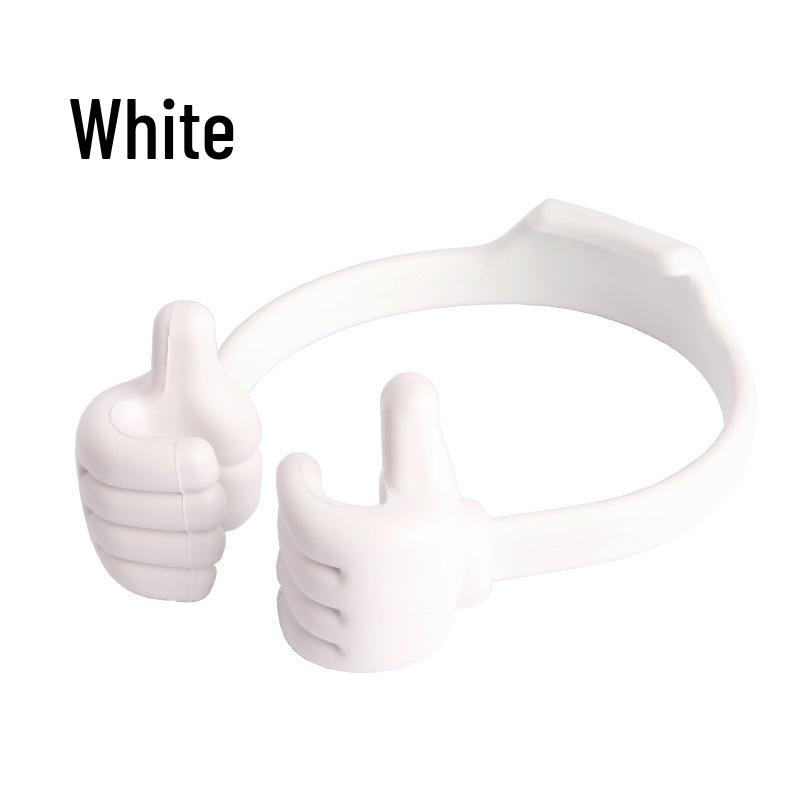 Creative Thumb Holder: Portable Desktop Tablet & Phone Stand for Lazy Users