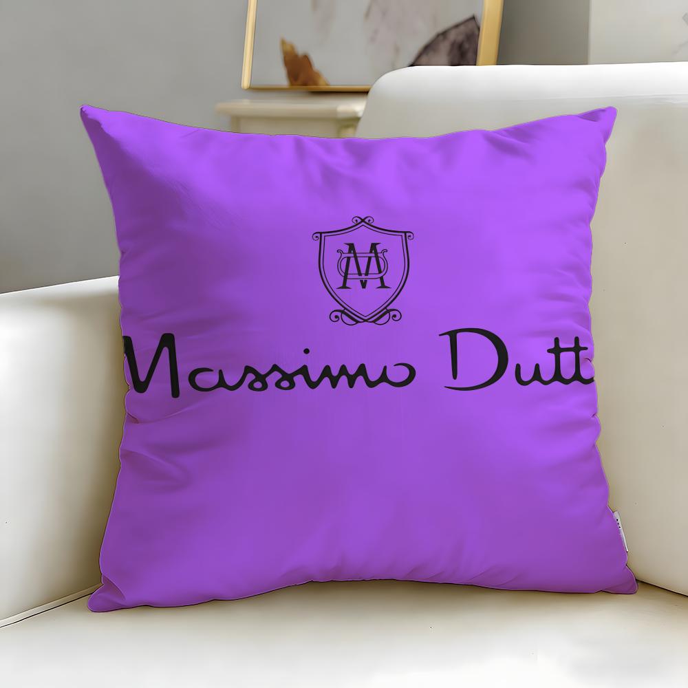 Classic Fashion Brand Massimo Dutti Cushion Cover Soft & Easy-Wash Pillow Case – Versatile for Couch, Bed, Travel and Office