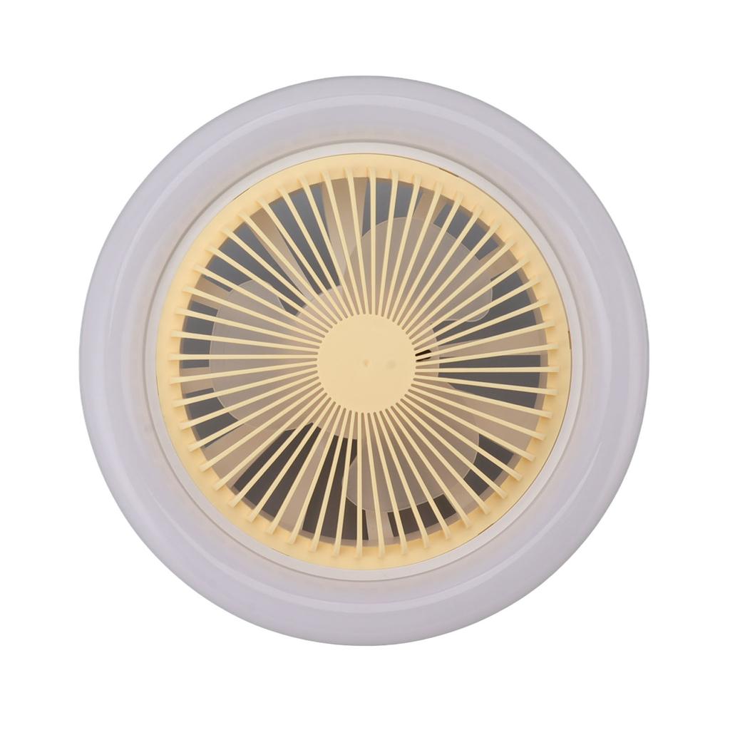 10.2in 30W E27 LED Ceiling Fan with Lights Remote 3 Level Wind Speed 3 Color Quiet Enclosed Ceiling