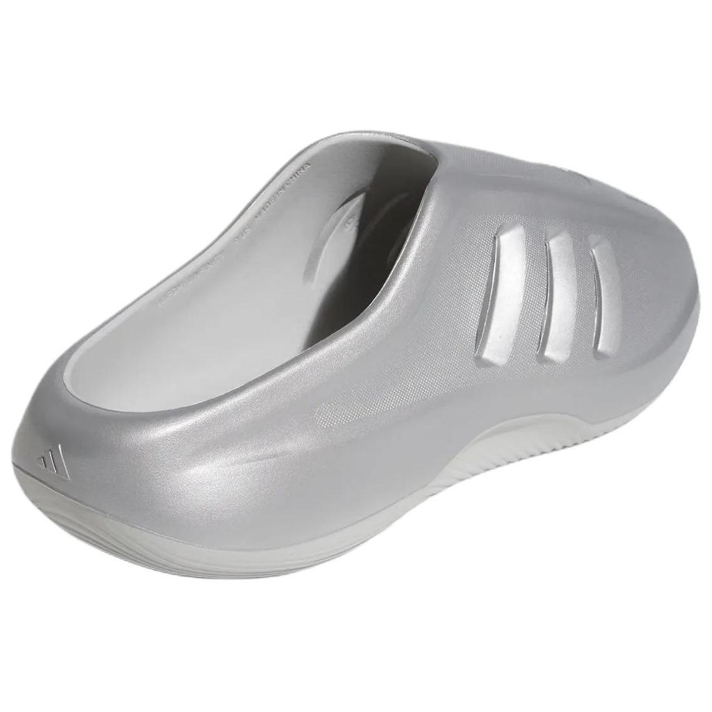 Adidas AdiFOM IIInfinity Mule No Special Function Closed Toe Slippers Unisex Silver HQ9569