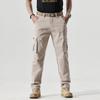 Men S Straight Leg Multi Pocket Casual Cargo Pants