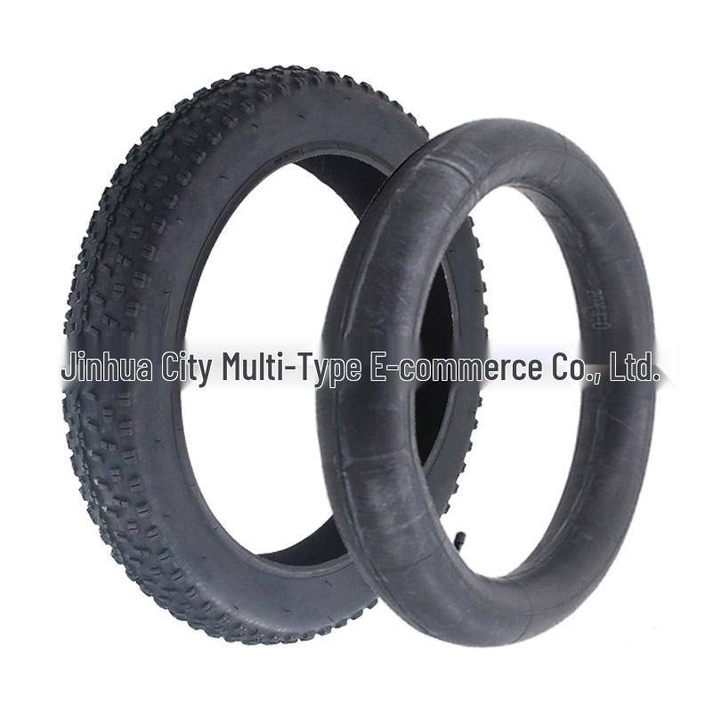 20x4.0 Offroad-Fettreifen & Schläuche Set für 20-Zoll Schnee- und Strandfahrräder
