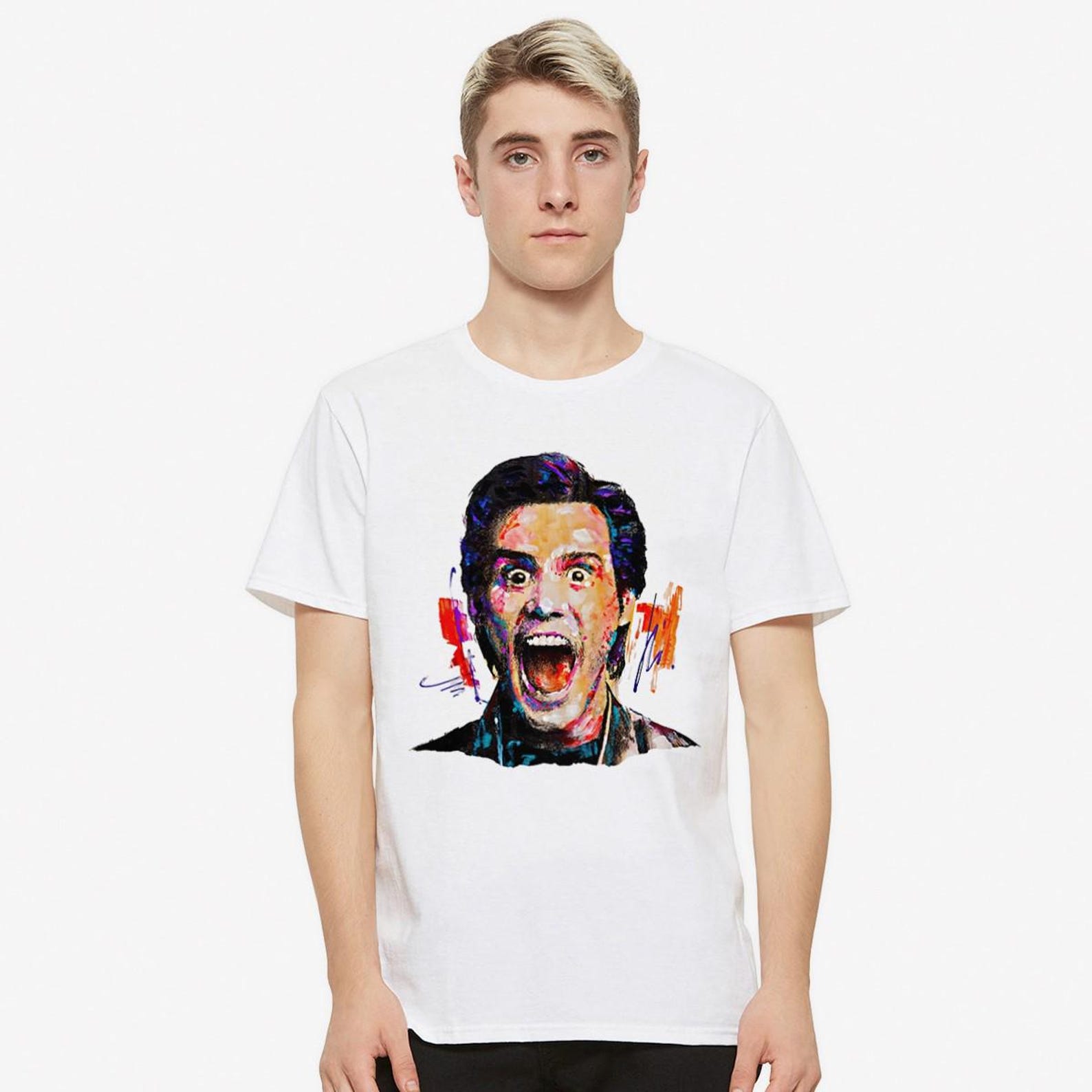 Jim Carrey Graphic T-Shirt, Men s and Women s Sizes (MOV-89367) 2XL