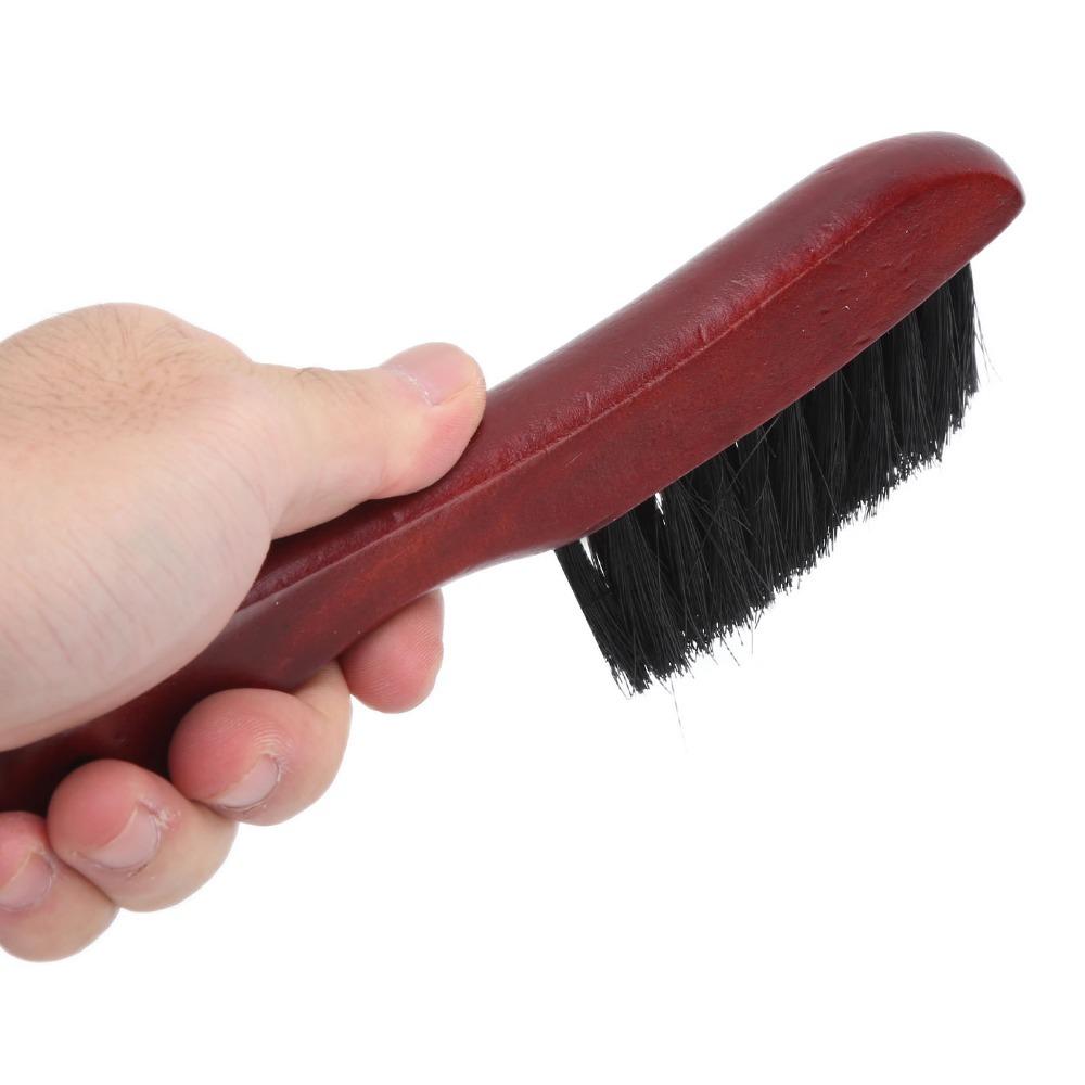 Wood Handle Billiard Table Brush Curved Handle Snooker Table Brush Pool Table Cleaning