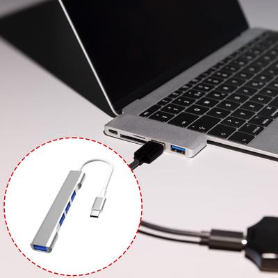 USB C/USB Hub 4 Port USB Splitter Extended 3xUSB2.0+1xUSB3.0 Adapter for PC Keyboards Laptop Mouse Computer