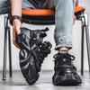 Men Platform Sneakers Outdoor Running Sports Shoes Persalized Design Trainers High Quality Breathable Lace Up Sneaker For Male