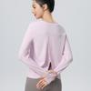 Women's Long Sleeve Yoga Top - Slimming, Quick-Dry, Breathable, Professional Fitness Running Sportswear