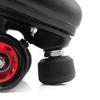 Adjustable Double Row Roller Skates with Wear-Resistant Rubber Brake