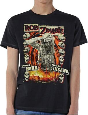 Rob Zombie Born To Go Insane Official Tee T-Shirt Mens Unisex