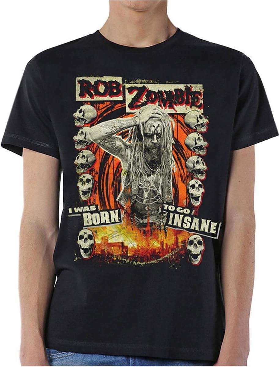 Rob Zombie Born to Go Insane Official Tee T-Shirt Mens Unisex XXXXXL чёрный