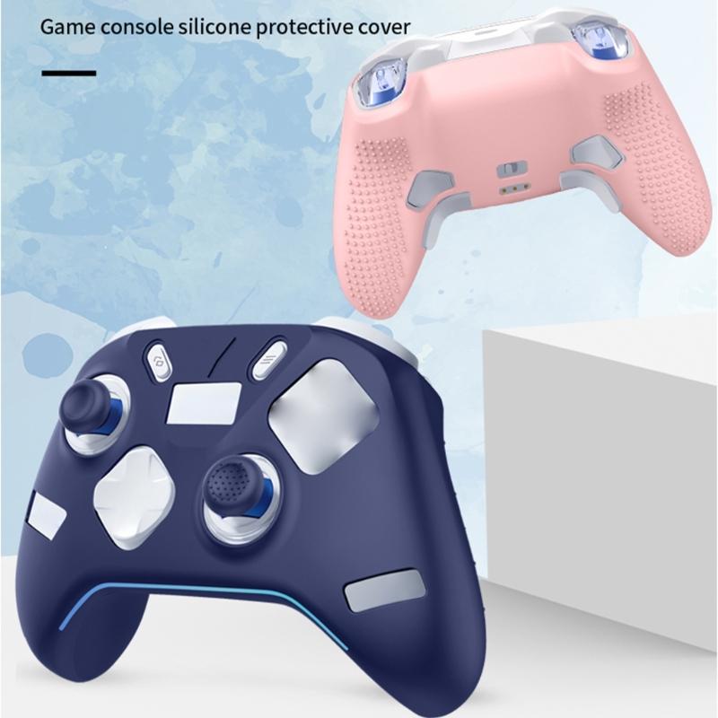 Flexible Protector Case for 5 Wireless Game Controller Silicone Cover Game Handle Sleeve Scratchproof Skin