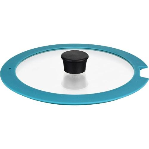 [.co.jp Exclusive] Wahei Freiz Lycka AME-7546 Glass Lid, 26cm, Turquoise, Removable Handle, for Frying Pan Set