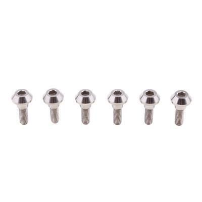 6 Stück M6 X 20mm Titan Ti Scheibenbremsrotorbolzen für Suzuki GSXR Yamaha R1 Upgrade-Kit Gewicht sparen & nie rosten