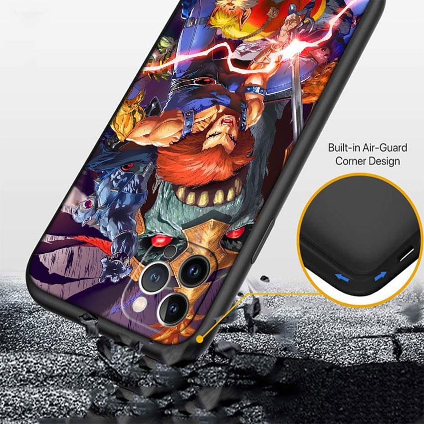 BF104 T-ThunderCats Soft Shell Phone Case for Samsung Galaxy S20 S21 S22 Ultra FE + Plus A21S A22 A24 A25 A26 A30 A30S A31