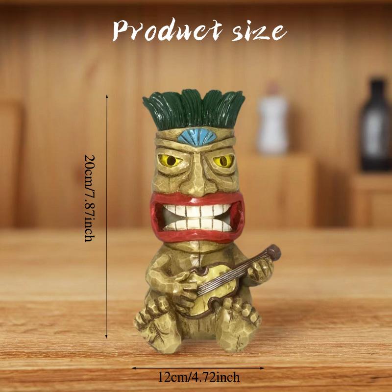 

Maya Series Decorations, luminous,Tiki Hawaii Maya Tribe Totem Garden Lawn Lights, Outdoor Statue Backyard Tropical Decoration