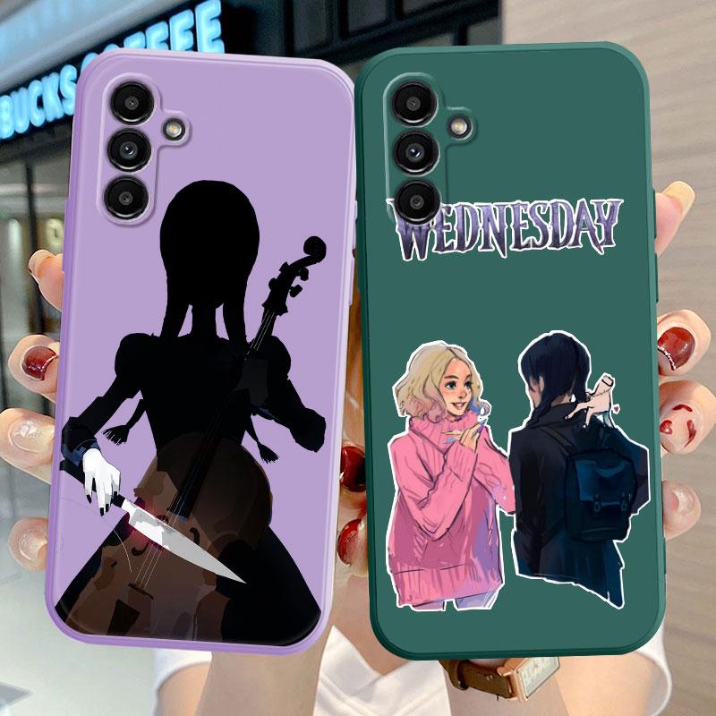 

Квадратный жидкостный чехол для Samsung Galaxy A03s A71 A01 A21s A50 A51 A02 A11 A70 A31 M01s A30 M40s Среда Крышка телевизора Мягкий кок