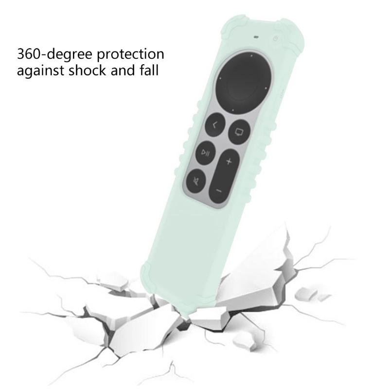 Anti-Lost Protective for Case for TV4/4K Remote Controller Anti-Slip Durable Sleeve Silicone Shockproof Cover