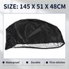 Snowmobile Cover Waterproof Dust Trailerable Sled Cover Anti-UV Winter Motorcycle Outdoor Black