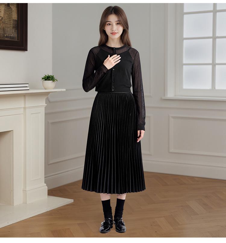 Ice Silk Lightweight Breathable Knit Cardigan: Round Neck, Sun Protection, Long Sleeve Summer Outerwear