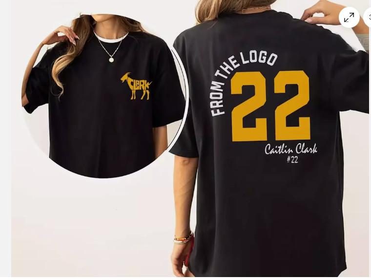 Caitlin Clark Shirt From The Logo 22 Caitlin Clark Fan Gift TShirt S5XL Unisex T-Shirt XXXXL