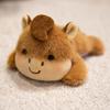Q cute capybara refrigerator sticker doll crayfish frog palm treasure doll plush toy magnet small animal home