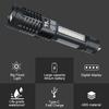 High Power LED Flashlight USB Rechargeable Light Telescopic Zoom Camping Torch with COB Side Light Multifunction Outdoor Lantern