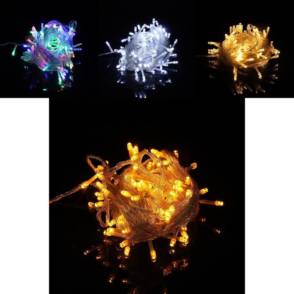 Weihnachtslichterkette mit acht Funktionen, wasserdicht, für den Außenbereich, zur Dekoration festlicher Anlässe