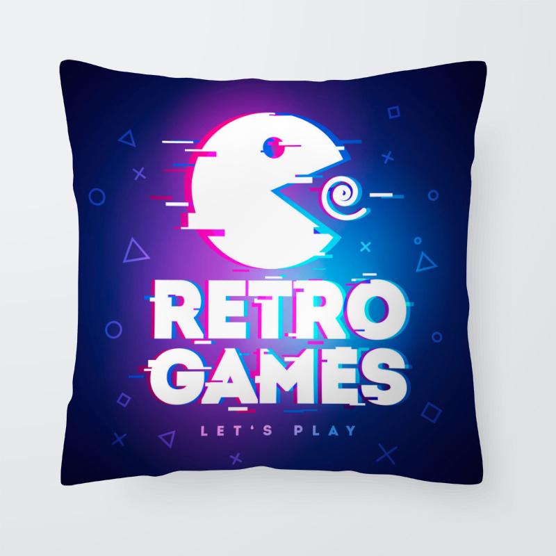 Super Hot Gaming Fan Video Game Pad Cushion Cover Decorative Pillowcase Living Room Sofa  Bed Cart Throw Pillow