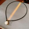 French Vintage Baroque Pearl Necklace Summer Niche Premium Sense Clavicle Chain Light Luxury Versatile Necklace Women