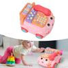 Baby Phone Toy Cartoon with Music Light Children Kids Pretend Phone Parent Child Interactive Educationcal Chinese English Bilingual Toy