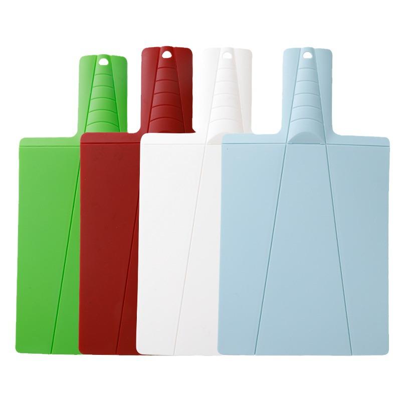 Foldable Plastic Cutting Board - Easy Clean Kitchen Fruit & Salad Prep Board