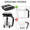 17cm Blender Pitcher Lid For Ninja BN751/BN800/BN8011 Models Heat Resistant Plastic Replacement Part Fits 72oz Container