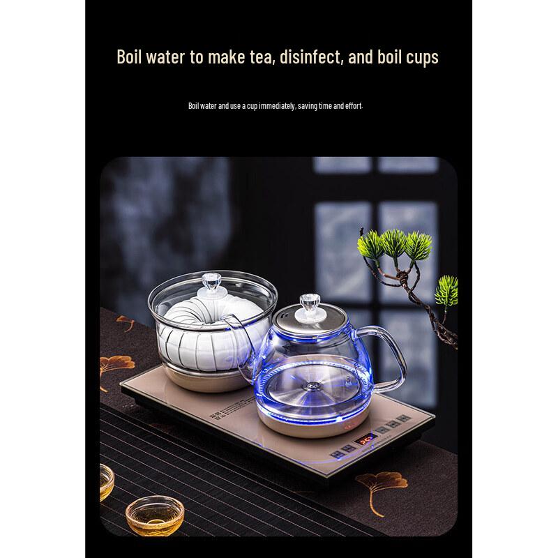 Smart Automatic Glass Electric Tea Kettle with Bottom Water Supply