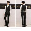 Men's Korean Style Slim Suit Vest - Business Casual for Spring & Autumn, Professional Groomsmen Dress Vest.